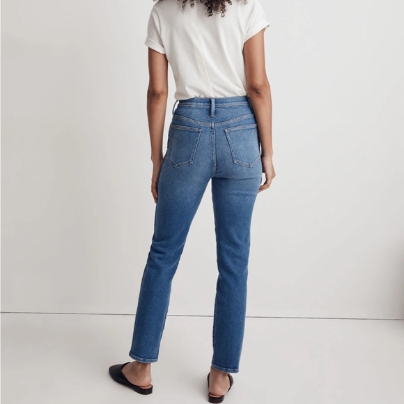 Madewell stovepipe high rise jeans, leaside wash, nwt - Picture 2 of 4